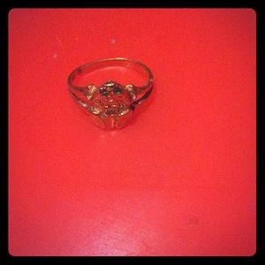 18 karat gold frog ring size 5
